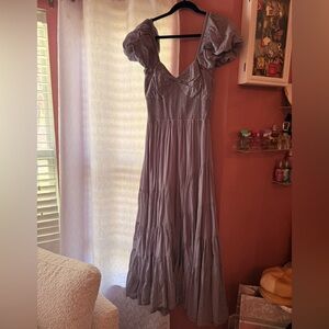 Free People Short Sleeve Sundrenched Maxi Dress